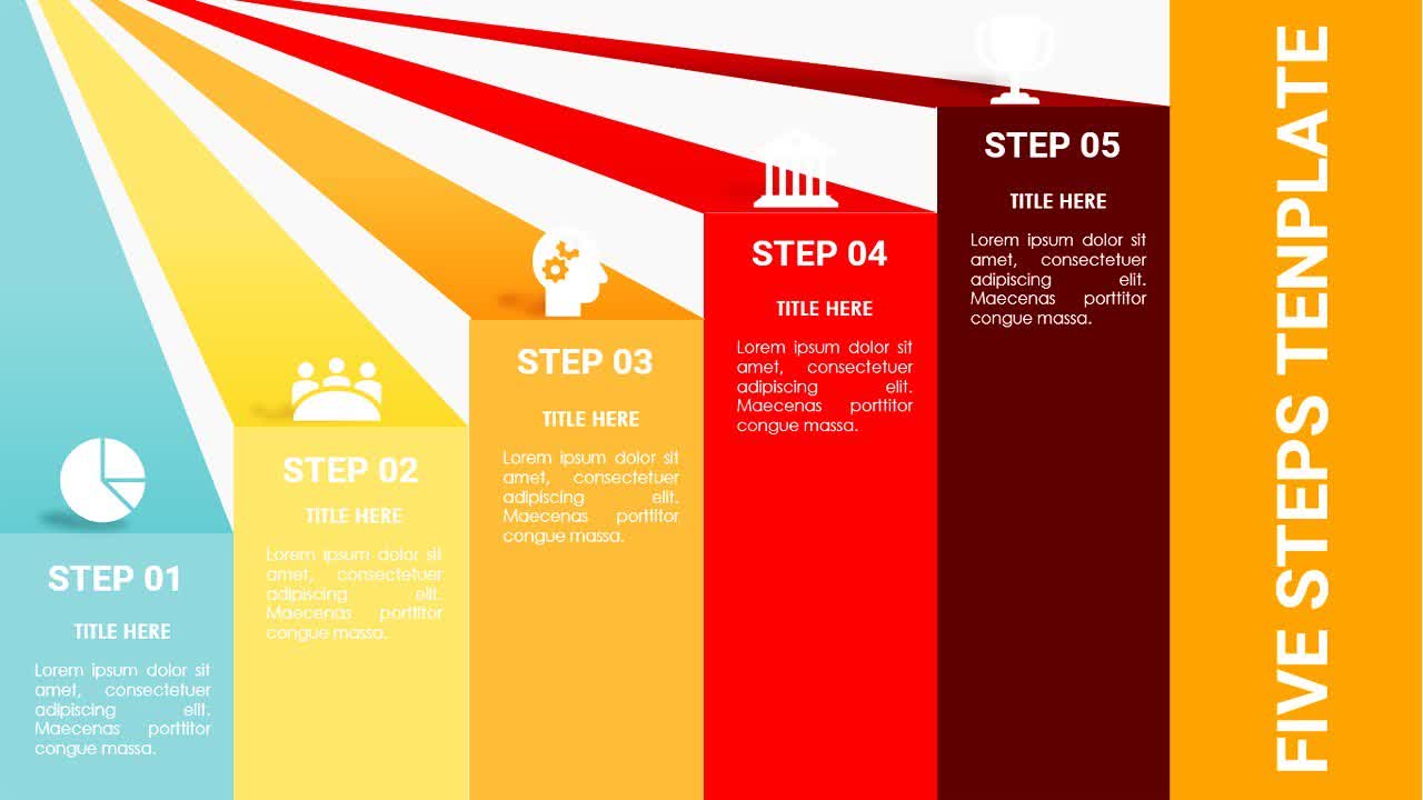Animated 5 Steps Infographic Slide in PowerPoint-2020-12-30T00:00:23Z ...