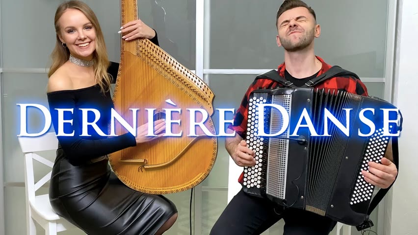 Indila - Dernière Danse ( Bandura and Accordion Cover )