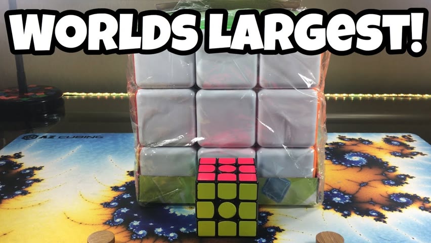Worlds Largest Mass Produced Rubik's Cube Unboxing! (18 cm)-2017-08 ...