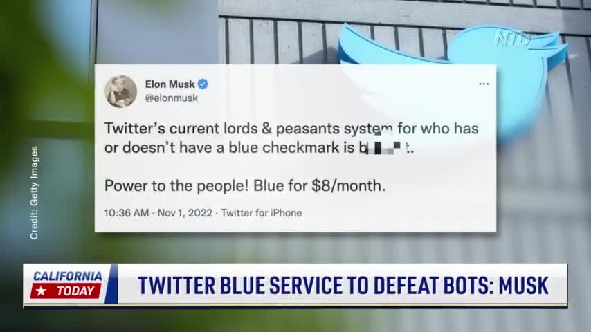 Elon Musk: Twitter Blue Subscription Service to Defeat Bots