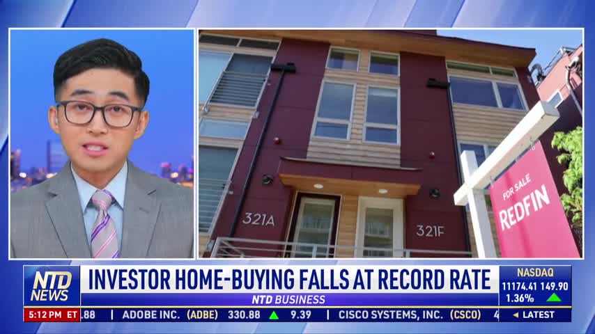 Investor Home-Buying Falls at Record Rate