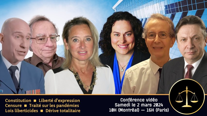 Conférence vidéo avec Me Elizabeth Oster, Dr Stéphane Gayet et autres invités