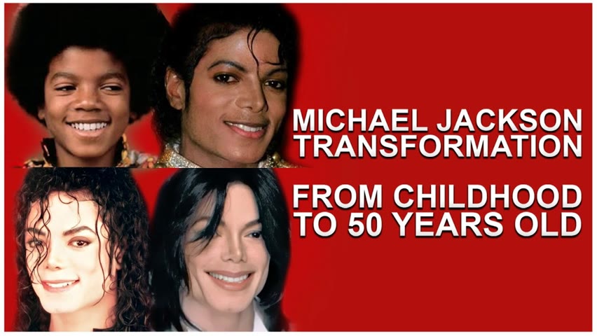 Michael Jackson Transformation - From 10 To 50 Years Old