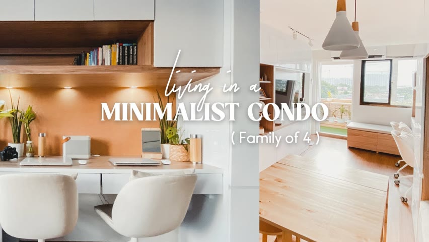 Living in a Minimalist Condo | Family of 4 in 42 sqm | Manila, Philippines