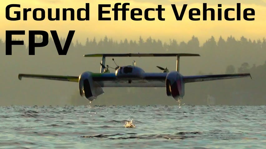 Long Range Hyperlapse FPV on a Autonomous Ground Effect Vehicle Drone