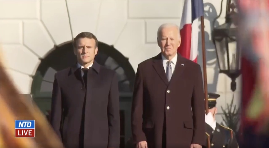 LIVE: Biden and First Lady Greet French President Macron