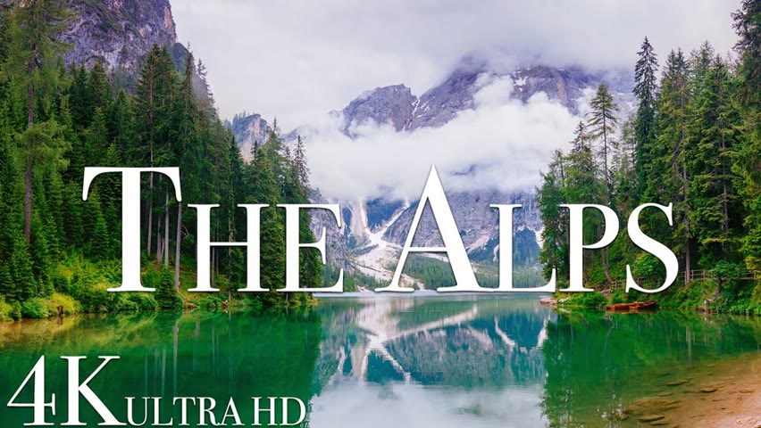 The Alps 4K • Nature Relaxation Film • Relaxing Music & Nature Soundscapes