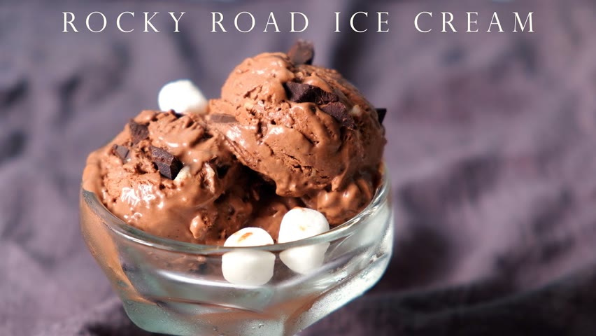 夏日消暑 石板街雪糕 ┃Homemade Rocky Road Ice Cream