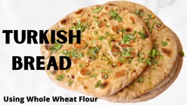 Vegan Turkish Bread Whole wheat Flour Recipe