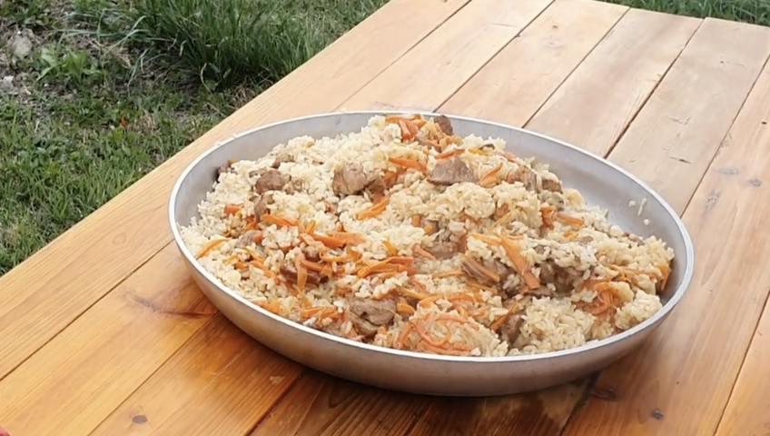 ASMR | Delicious Uzbek Pilaf Recipe |  Rice Pilaf Recipe
