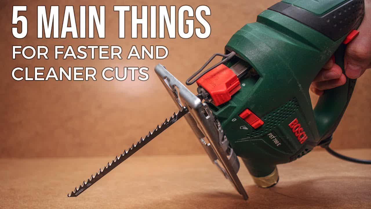 5 Main Things for Faster & Cleaner Cuts with a Jigsaw/Jigsaw-Table (DIY BASICS)