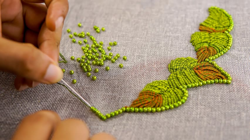 Hand Embroidery Design for Neckline: Best of DIY Dress Ideas by HandiWorks