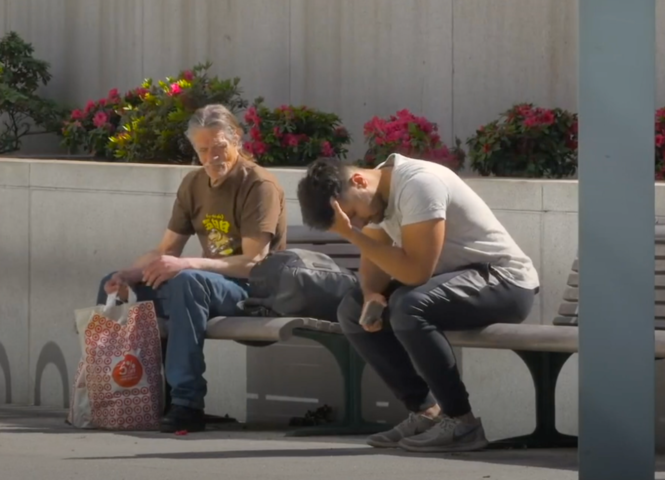 Homeless Man Does Selfless Act