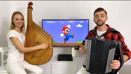 Super Mario Theme - Bandura and Accordion Cover