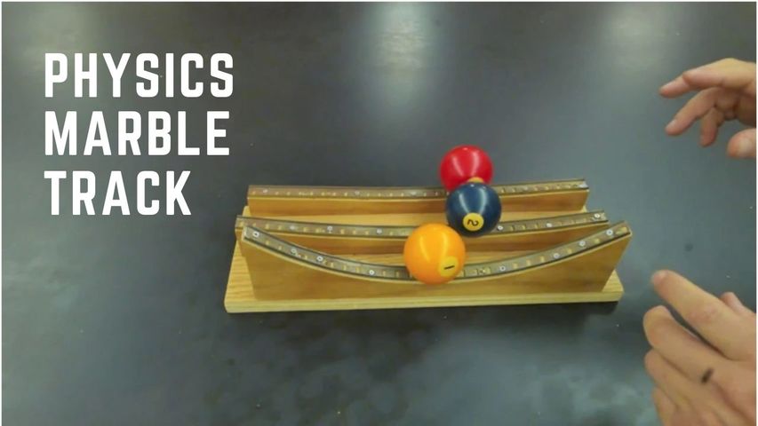 Physics Marble Track Review Part One // Homemade Science With Bruce Yeany