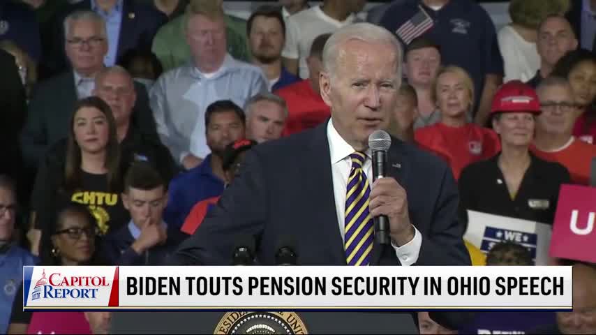 Biden Touts Pension Security in Ohio Speech