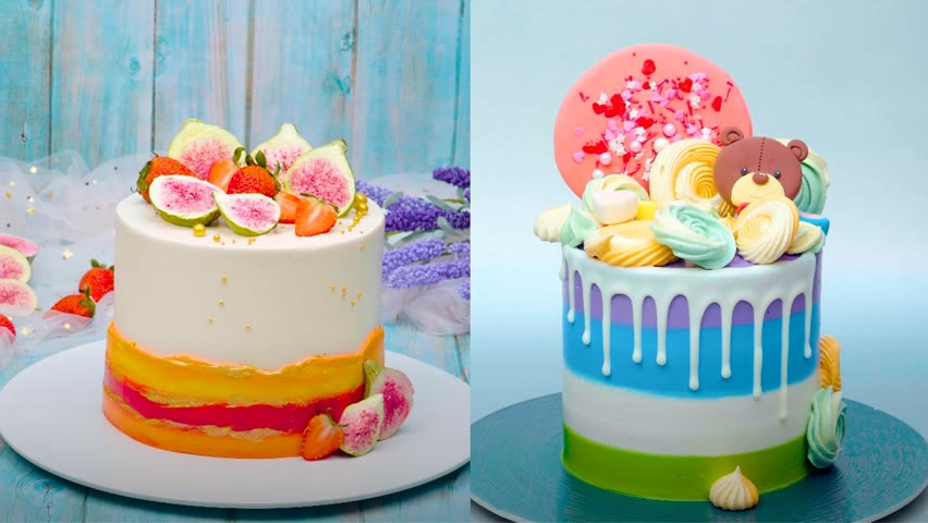 Fancy Cake Decorating Ideas | So Yummy Birthday Cake | Best Yummy Cake Tutorials