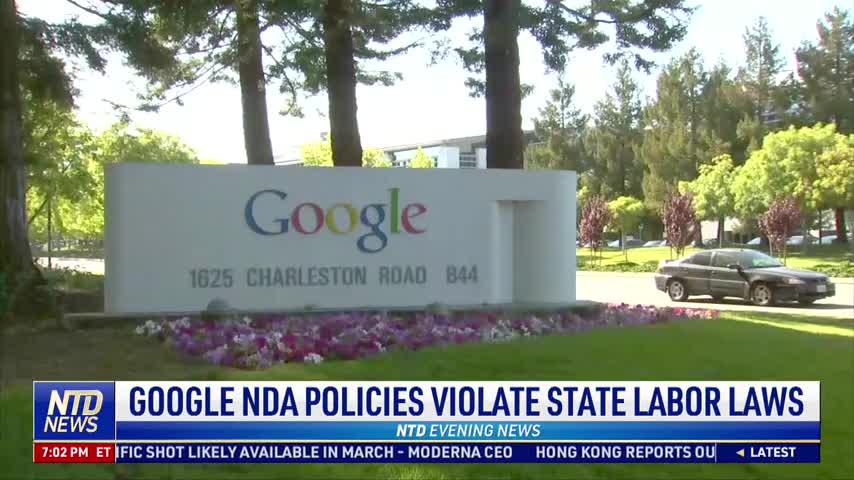 Google NDA Policies Violate State Labor Laws