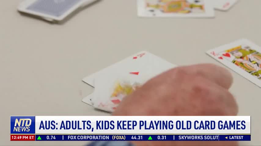 Australia: Adults, Kids Keep Playing Old Card Games