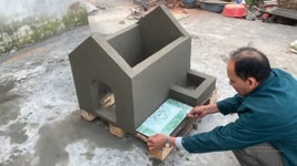 Ideas From Old Pallets, Cement And Brick - Build a Cement Dog House For You