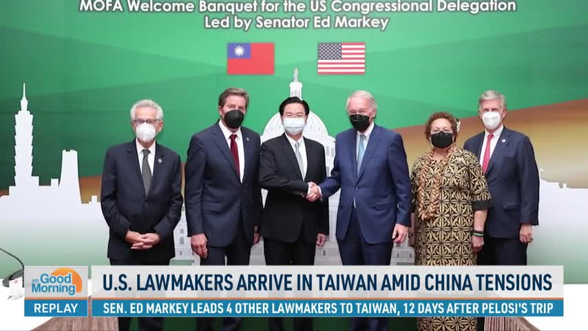 US Lawmakers Arrive in Taiwan Amid China Tensions
