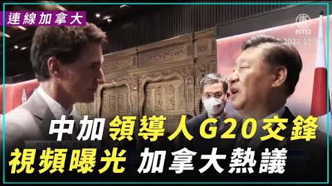 連線加拿大：中加領導人G20交鋒視頻曝光 加拿大熱議 ｜#新唐人新聞
