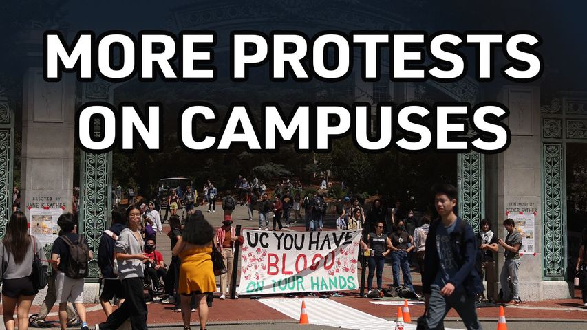 Pro-Palestine Encampments Occupy UC Berkeley; 70 Endangered Desert Tortoises Reintroduced – Apr. 23