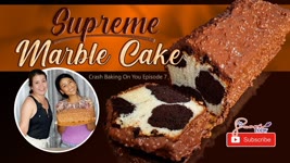 Vanilla and Chocolate Marble Cake Recipe / Cake Marbre avec Glacage Rocher /CBOY Ep. 7