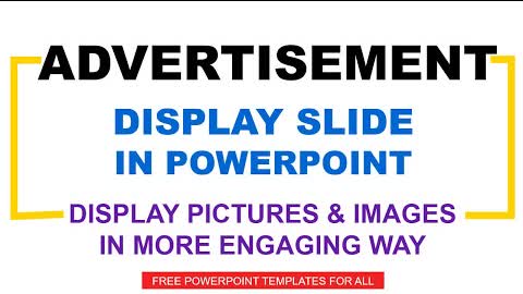 Advertisement Display Slide in PowerPoint