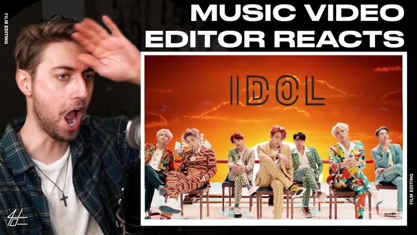 Video Editor Reacts to BTS 'IDOL' Official MV *Dies*