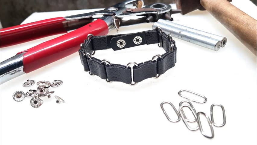 Handmade Leather Bracelet Making Idea // How to Make Leather Bracelet at Home
