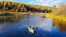 Beautiful river rafting in Russia. Beautiful Nature - Relax Music