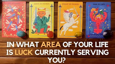 In what area of your life is luck currently serving you? ✨🍀 😍 ✨ | Pick a card