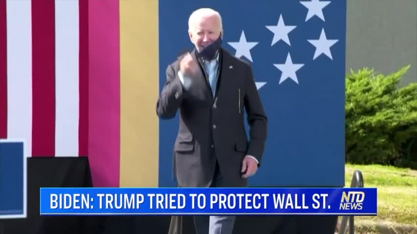 BIDEN: TRUMP TRIED TO PROTECT WALL ST.