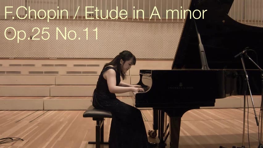 F.Chopin / Etude in A minor Op.25 No.11 F.ショパン/ エチュードOp.25 No.11「木枯らし」Piano:Yurika Kimura 木村友梨香