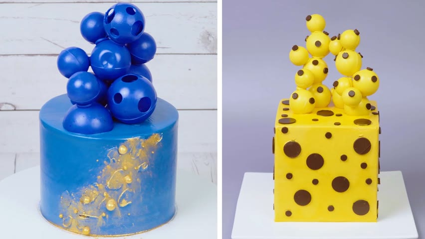 Giraffe Skin Birthday Cake Decorating | So Yummy Ball Cake Decorating Tutorial