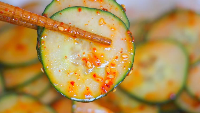 🥒 Korean Spicy Cucumber Salad Recipe 🥒 #Shorts "CiCi Li - Asian Home Cooking"