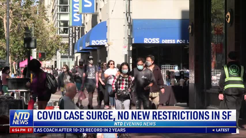 COVID-19 Cases Surge, No New Restrictions in San Francisco