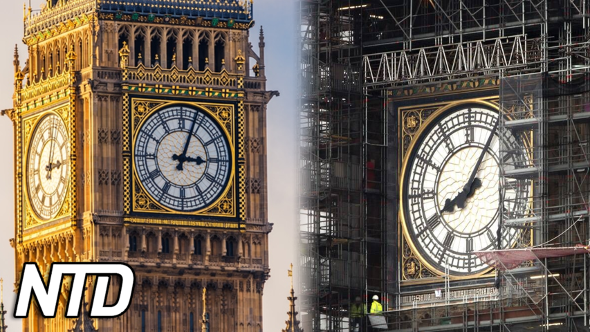 Big Ben visar ett nytt ansikte inför det nya året | NTD NYHETER