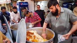 GOLDEN Chicken Biryani | Nonstop Street Food MUSLIM Chicken Biryani | Pakistani Street Food