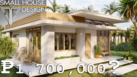 SMALL HOUSE DESIGN 85 SQM. FLOOR PLAN | INSIDE A TROPICAL HOME WITH 2-BEDROOM | MODERN BALAI