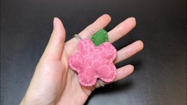 (easy) Amazing DIY Fabric Flower 🌸 Fabric Leaf 🍃