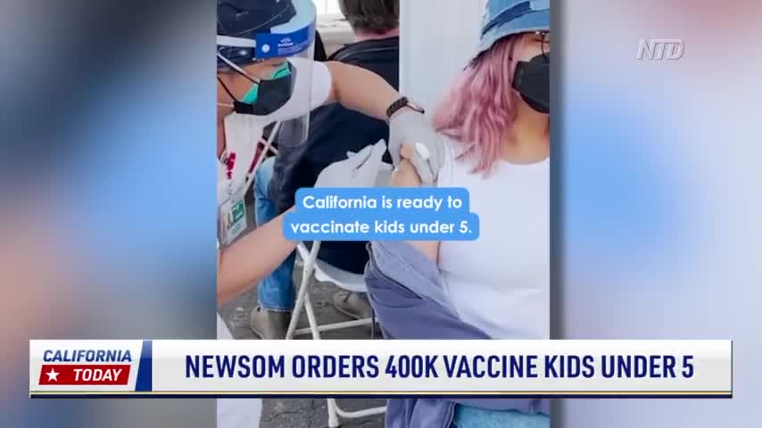 Newsom Pre-Orders 400,000 Vaccines for Children Under 5