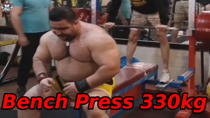 Strength Monster - Bench Press 330kg/728lbs