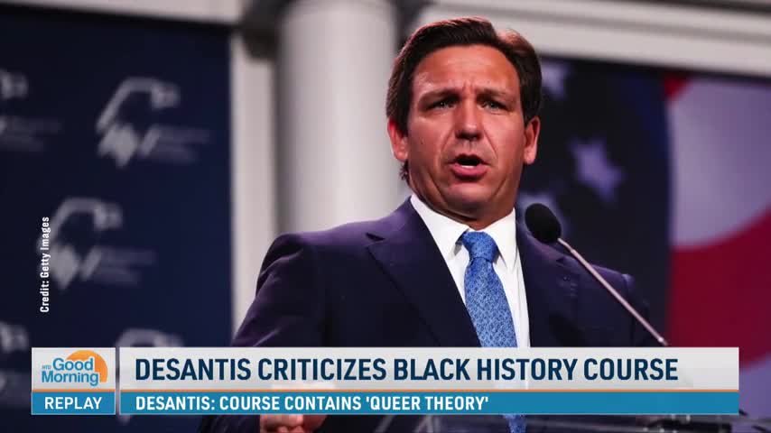 DeSantis Doubles Down on Florida's Rejection of Black History Course