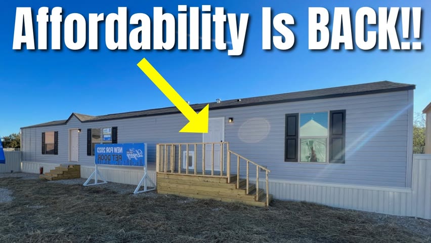 72’ Mobile Home Is The MOST AFFORDABLE Yet!