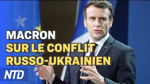 Macron réaffirme son soutien à l'Ukraine ; L'administration Biden annule l'obligation vaccinale 2022-01-26 14:13