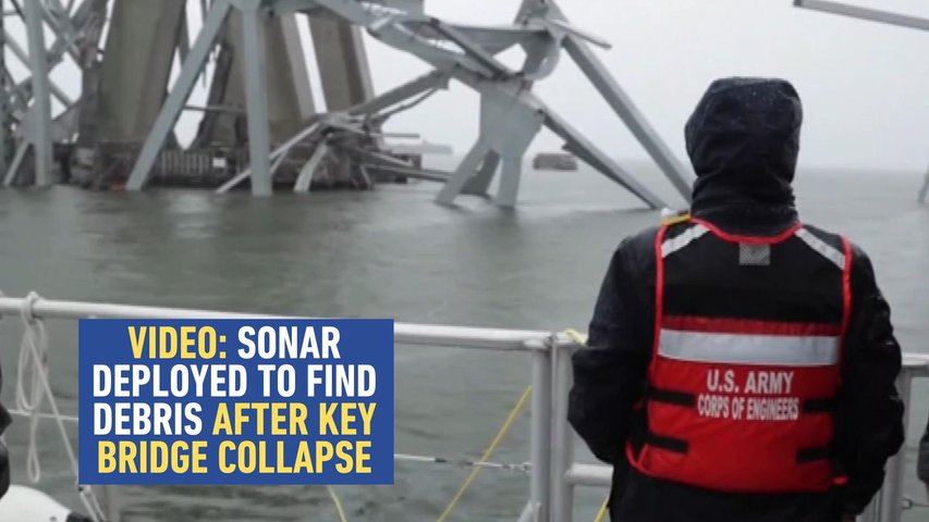 Video: SONAR Deployed to Find Debris After Key Bridge Collapse