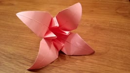 How To Make an Origami Iris Flower