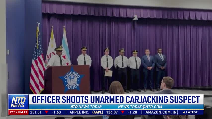 Officer Shoots Unarmed Carjacking Suspect